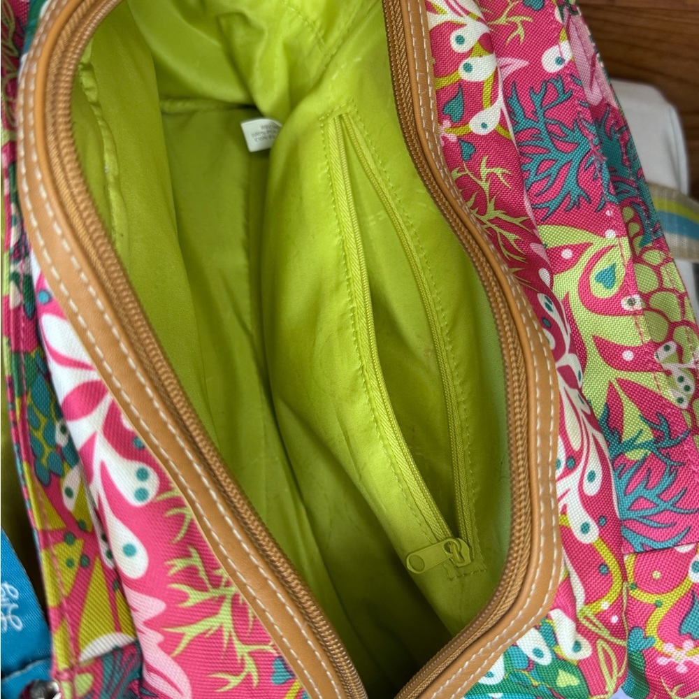 Lily Bloom “Floral Reef” Satchel Bag NWOT - Picture 9 of 9